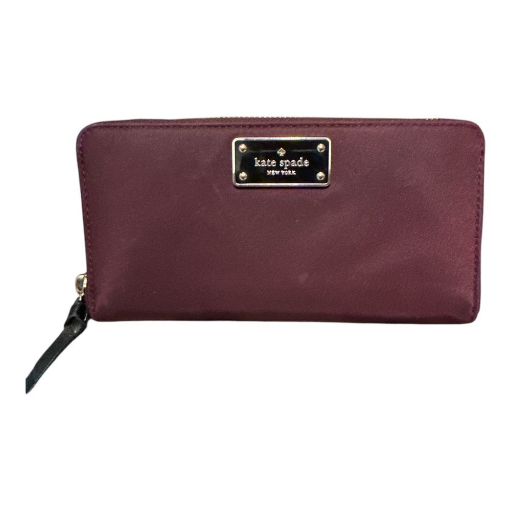 Kate Spade Deep Plum Wilson‎ Road Neda Zip Around Wallet